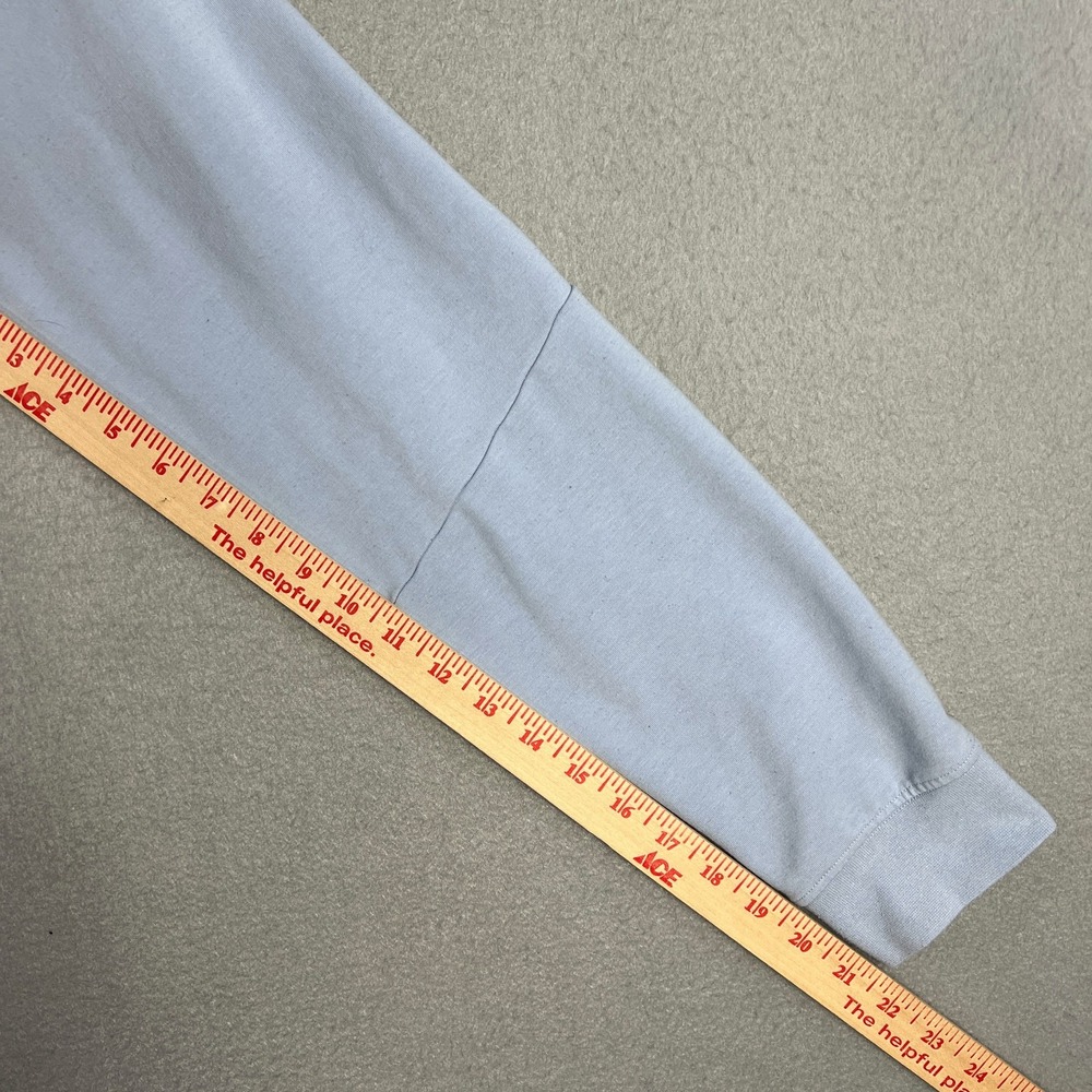 Lululemon City Sweat Pullover Hoodie Mens L Light Blue Activewear Pockets Gym - Picture 8 of 8